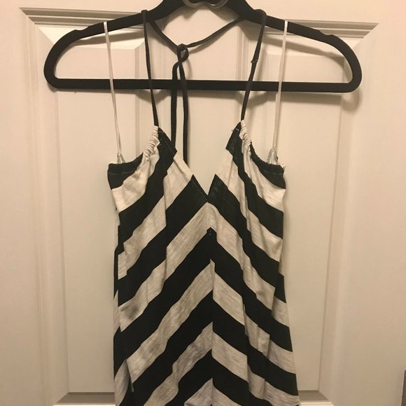 Roxy Stripe High-low Halter Tank - Picture 4 of 7